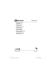 Einhell TE-SD 3,6/1 Li Originalbetriebsanleitung