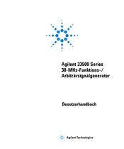Agilent Technologies 33500 Serie Benutzerhandbuch