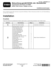 Toro 02918 Installationsanweisungen