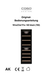 Caso Design WineChef Pro 180 black Original Bedienungsanleitung