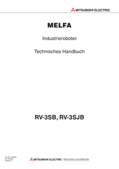 Mitsubishi Electric MELFA RV-3SB Technisches Handbuch