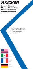 Kicker CVX10 Benutzerhandbuch