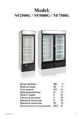 Tefcold NF2500G Bedienungsanleitung