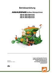 Amazone AD-P 403 Special Betriebsanleitung