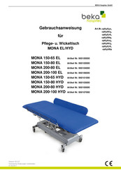 Beka Hospitec MONA 150-65 HYD Gebrauchsanweisung