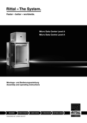 Rittal Micro Data Center Level A Montage- Und Bedienungsanleitung