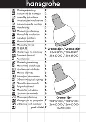 HANSGROHE Croma 1jet 26462000 Montageanleitung