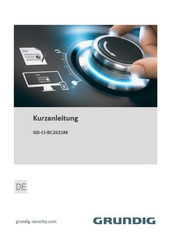 Grundig GD-CI-BC2615M Kurzanleitung