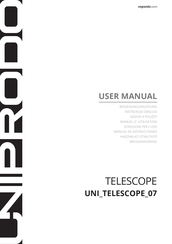 UNIPRODO UNI TELESCOPE 07 Bedienungsanleitung