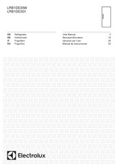 Electrolux LRB1DE33W Benutzerinformation