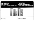 Hitachi RAC-2259G Bedienungsanleitung