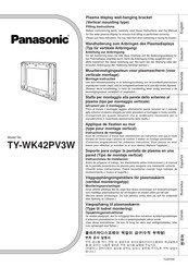 Panasonic TY-WK42PV3W Anleitung Zur Anbringung