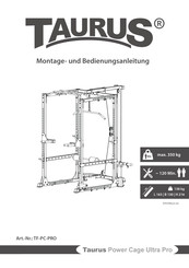 Taurus TF-PC-PRO Montage- Und Bedienungsanleitung