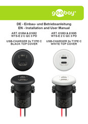 Goobay 61692 Einbau- Und Betriebsanleitung