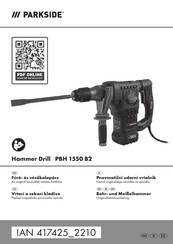 Parkside PBH 1550 B2 Originalbetriebsanleitung