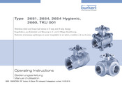 bürkert 2660 Bedienungsanleitung