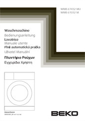 Beko WMB 61432 MU Bedienungsanleitung