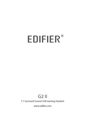 EDIFIER G2II Bedienungsanleitung