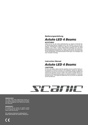 Scanic Astute LED 4 Beams Bedienungsanleitung
