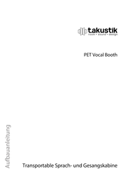 Thomann t.akustik PET Vocal Booth Aufbauanleitung