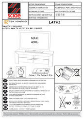 Sciae LATHI 11SH3302 Aufbauanleitung