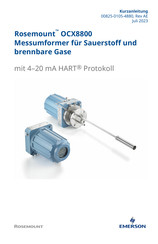 Emerson Rosemount OCX8800 Kurzanleitung