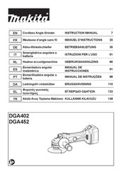 Makita DGA452Z Betriebsanleitung