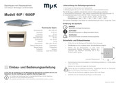 mpk 46P Einbau- Und Bedienungsanleitung