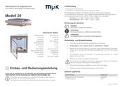 mpk 29 Einbau- Und Bedienungsanleitung