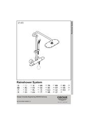 Grohe RAINSHOWER SYSTEM 27 472 Montageanleitung