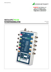 Gossen MetraWatt SECULIFE PS100 Bedienungsanleitung