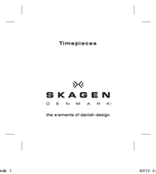 SKAGEN Timepieces Bedienungsanleitung