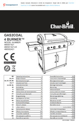 Char-Broil GAS2COAL 4 BURNER 468301421 Betriebsanweisung