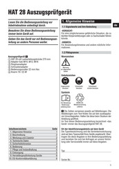 Hilti HAT 28 Bedienungsanleitung