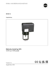 Samson 3374 Einbau- Und Bedienungsanleitung