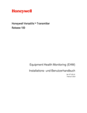 Honeywell Versatilis Release 100 Installations- Und Benutzerhandbuch