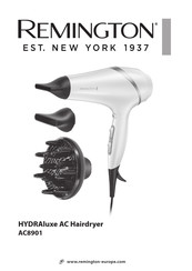 Remington HYDRAluxe AC8901 Bedienungsanleitung