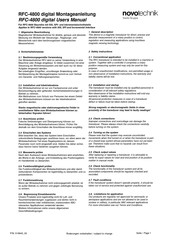Novotechnik RFC-4800 IO-Link Montageanleitung