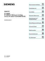 Siemens simatic et 200sp Gerätehandbuch