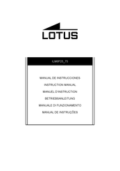 Lotus ILM6P75 Betriebsanleitung