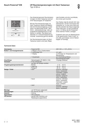 Jaeger Busch-Powernet EIB 6128 Bedienungsanleitung