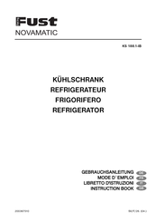 Fust Novamatic KS 188.1-IB Gebrauchsanleitung