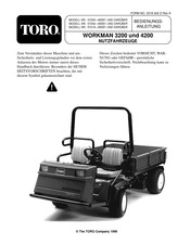 Toro WORKMAN 3200 Bedienungsanleitung