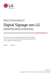 LG 88BH7F-B.AEK Benutzerhandbuch