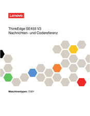 Lenovo ThinkEdge SE455 V3 Bedienungsanleitung
