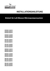 Daikin Altherma EDHQ016AA6W1 Installationsanleitung