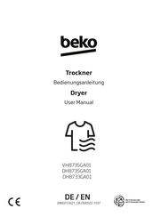 Beko VH8735GA01 Bedienungsanleitung