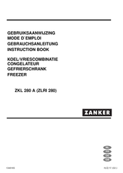 Zanker ZKL 280 A Gebrauchsanleitung