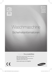 Samsung WF8724 Sicherheitsinformationen