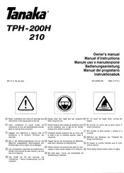 Tanaka TPH-210 Bedienungsanleitung
